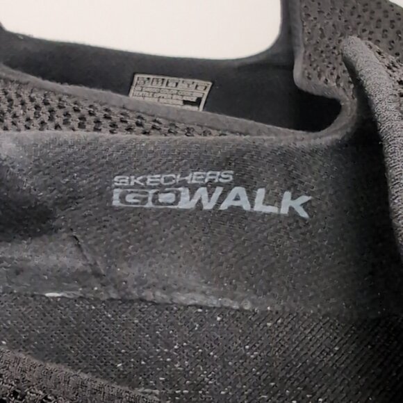 Skechers GoWalk Max Slip On Sneakers Breathable Cushioned Vegan Mesh Shoes 10.5 - Picture 11 of 16